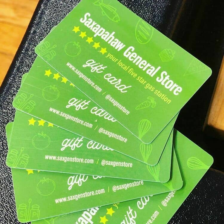 Saxapahaw General Store gift cards always make a great gift!